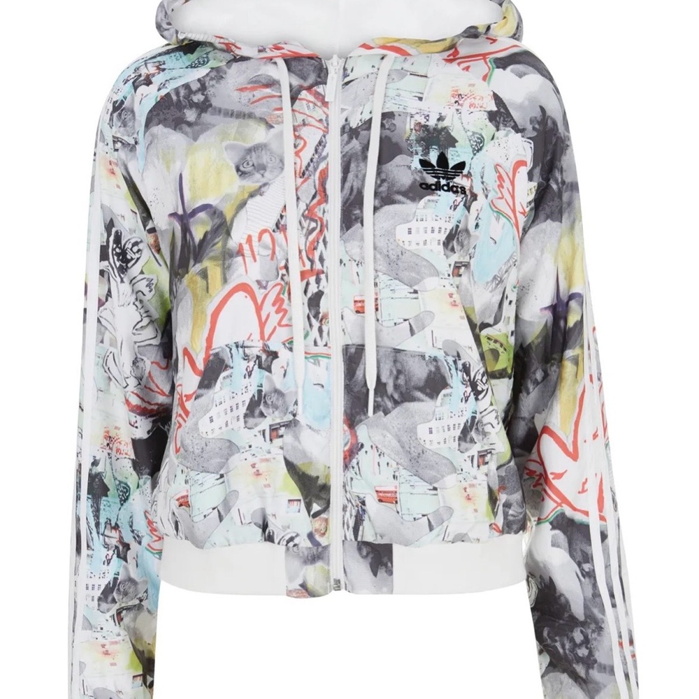 Topshop and Adidas limited edition Women's Multicolor Graphic Hoodie